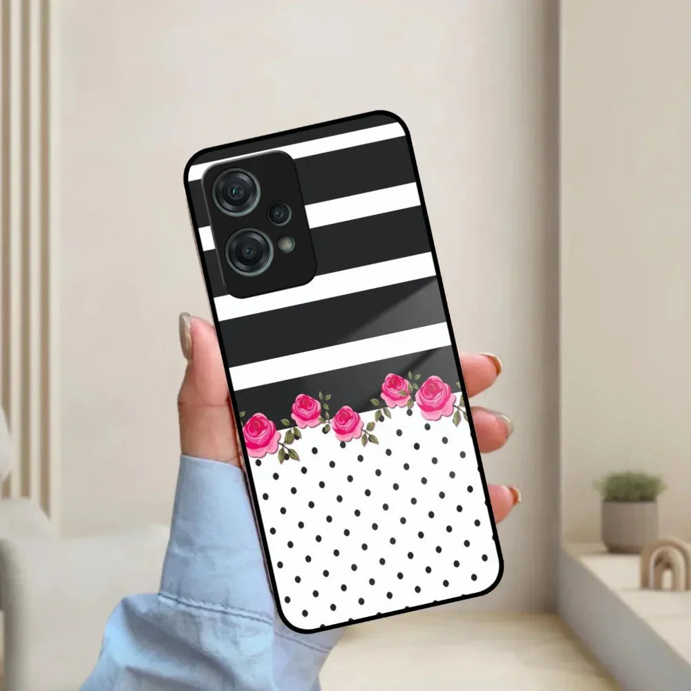 Elegant Rose Parad Glass Case Cover For Oneplus - ShopOnCliQ
