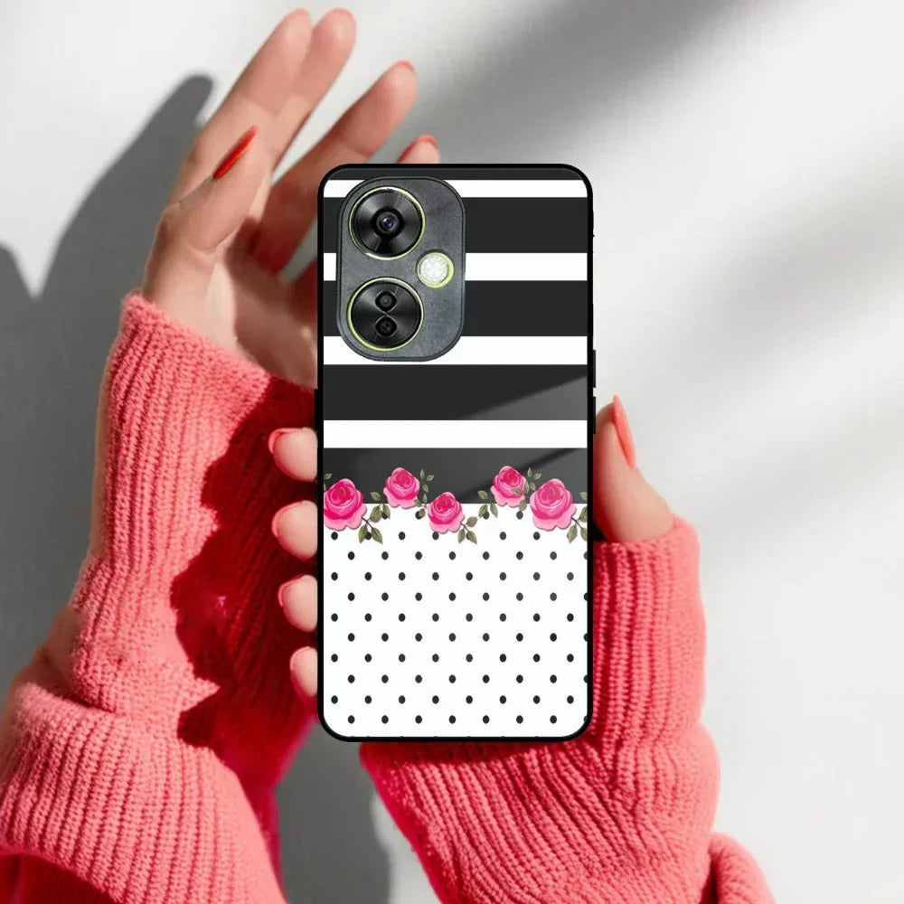 Elegant Rose Parad Glass Case Cover For Oneplus - ShopOnCliQ
