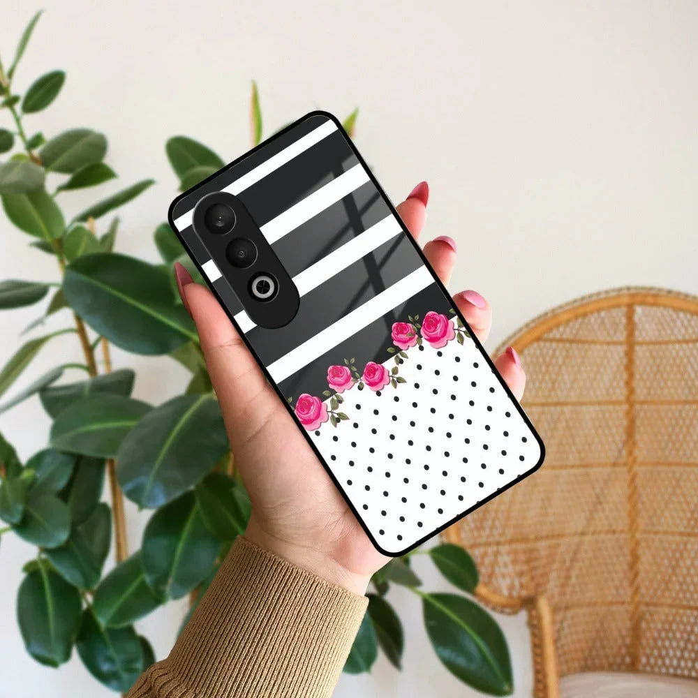 Elegant Rose Parad Glass Case Cover For Oneplus - ShopOnCliQ
