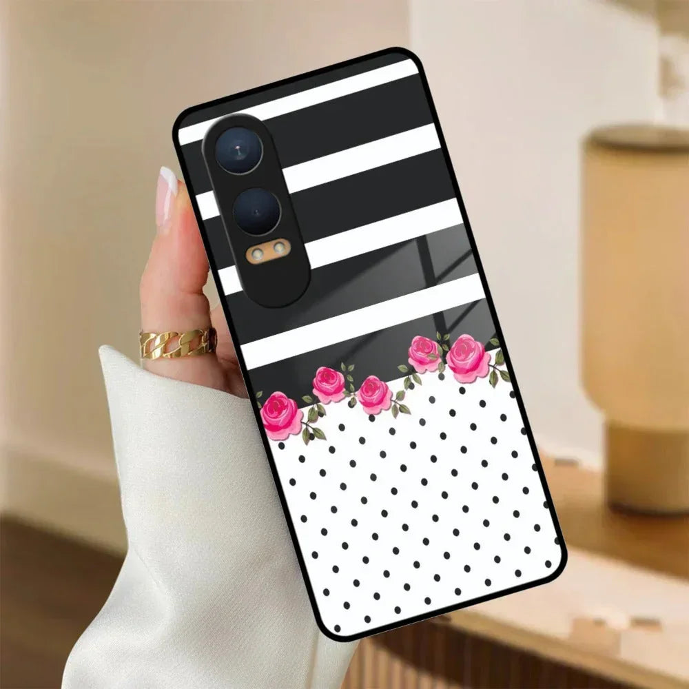 Elegant Rose Parad Glass Case Cover For Oneplus - ShopOnCliQ