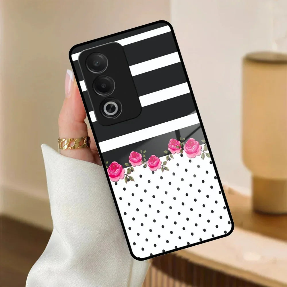 Elegant Rose Parad Glass Case Cover For Oppo - ShopOnCliQ