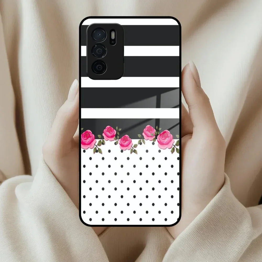Elegant Rose Parad Glass Case Cover For Oppo - ShopOnCliQ