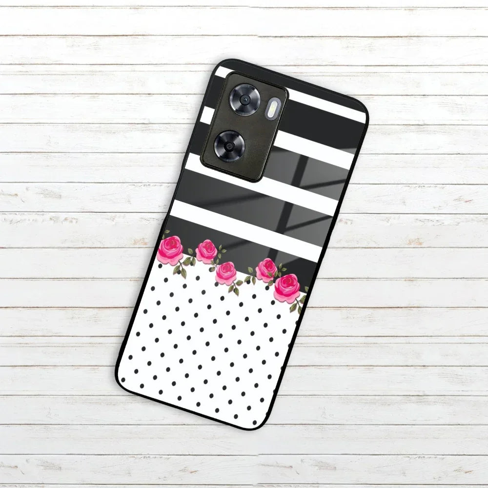 Elegant Rose Parad Glass Case Cover For Oppo - ShopOnCliQ