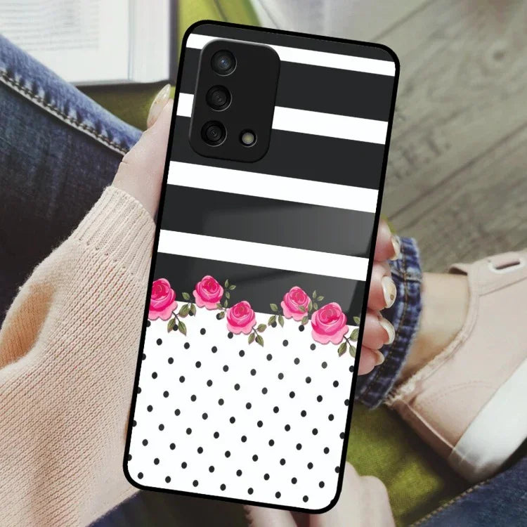 Elegant Rose Parad Glass Case Cover For Oppo - ShopOnCliQ
