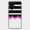 Elegant Rose Parad Glass Case Cover For Oppo F21 Pro 5G
