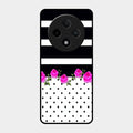 Elegant Rose Parad Glass Case Cover For Oppo F27 Pro Plus 5G