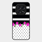 Elegant Rose Parad Glass Case Cover For Oppo F29 5G