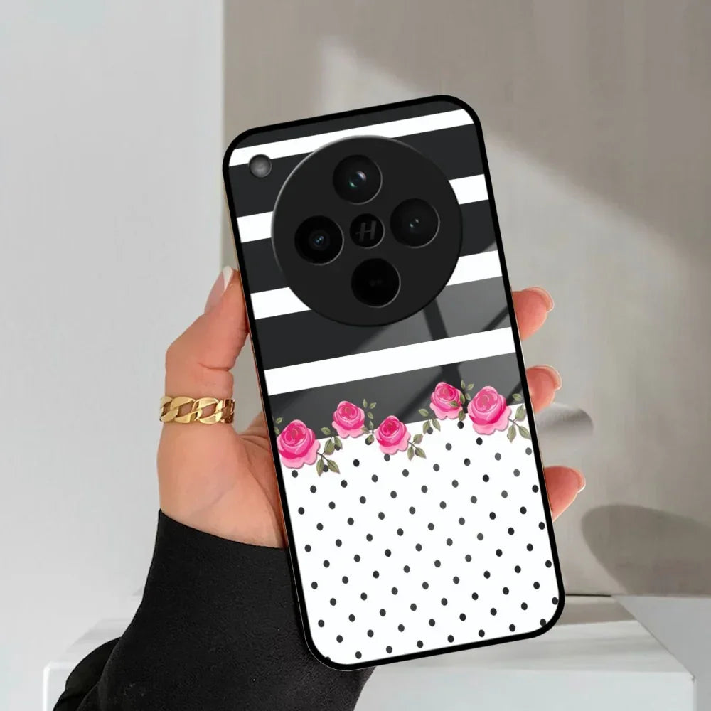 Elegant Rose Parad Glass Case Cover For Oppo - ShopOnCliQ