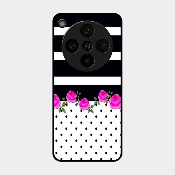 Elegant Rose Parad Glass Case Cover For Oppo Find X8 Pro 5G