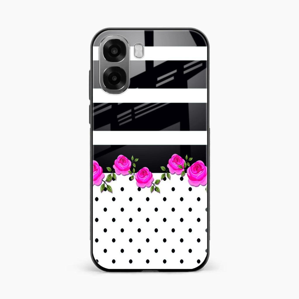 Elegant Rose Parad Glass Case Cover For Oppo K14x 5G