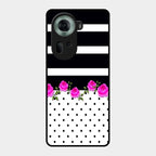Elegant Rose Parad Glass Case Cover For Oppo Reno 11 5G