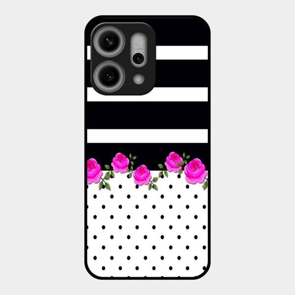 Elegant Rose Parad Glass Case Cover For Oppo Reno 14 Pro 5G
