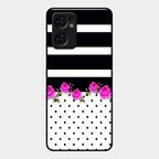 Elegant Rose Parad Glass Case Cover For Oppo Reno 7 5G