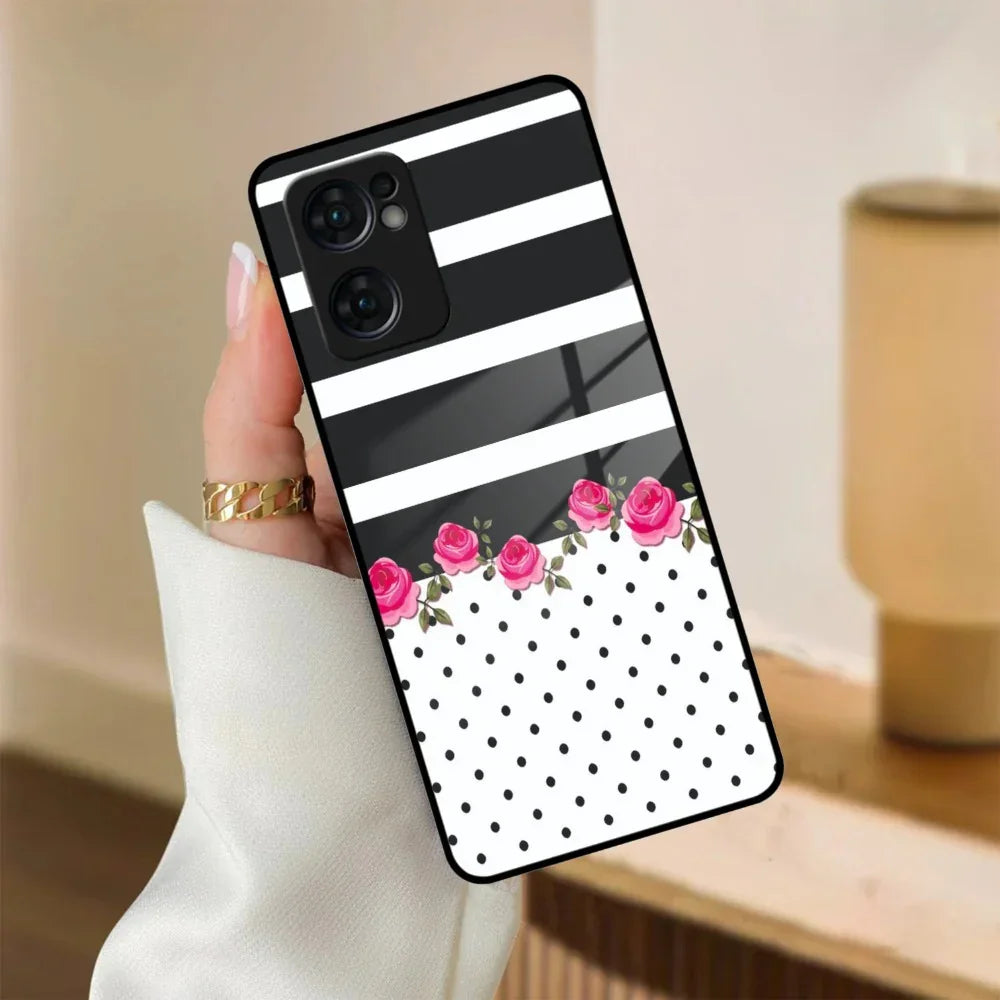 Elegant Rose Parad Glass Case Cover For Oppo - ShopOnCliQ