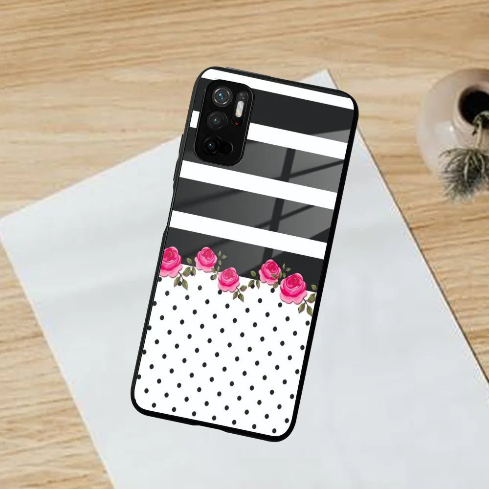 Elegant Rose Parad Glass Case Cover For Poco - ShopOnCliQ