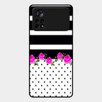 Elegant Rose Parad Glass Case Cover For Poco X4 Pro 5G