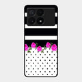 Elegant Rose Parad Glass Case Cover For Poco X6 Pro 5G