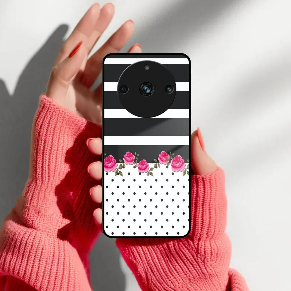 Elegant Rose Parad Glass Case Cover For Realme/Narzo - ShopOnCliQ