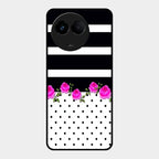 Elegant Rose Parad Glass Case Cover For Realme 11X 5G