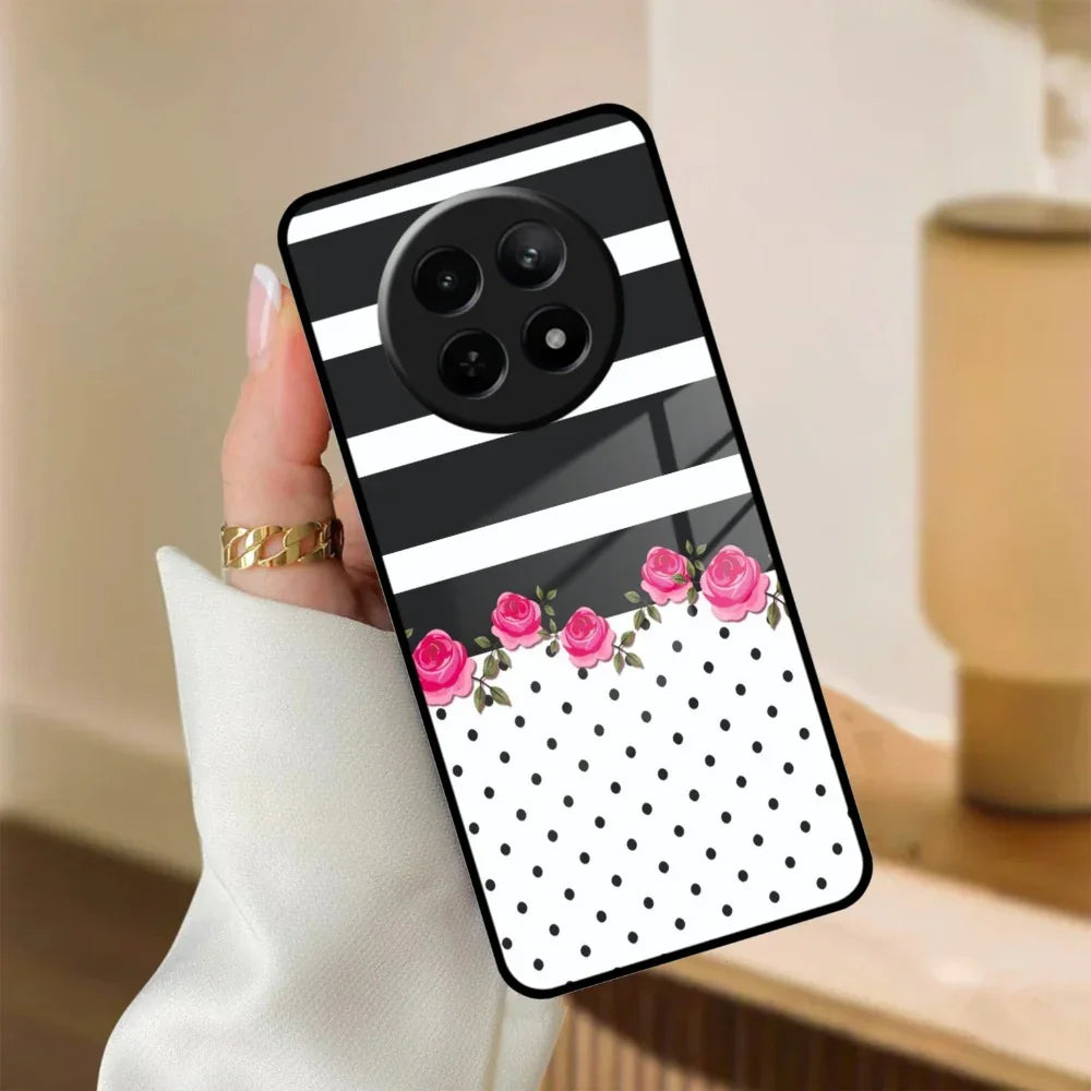 Elegant Rose Parad Glass Case Cover For Realme/Narzo - ShopOnCliQ