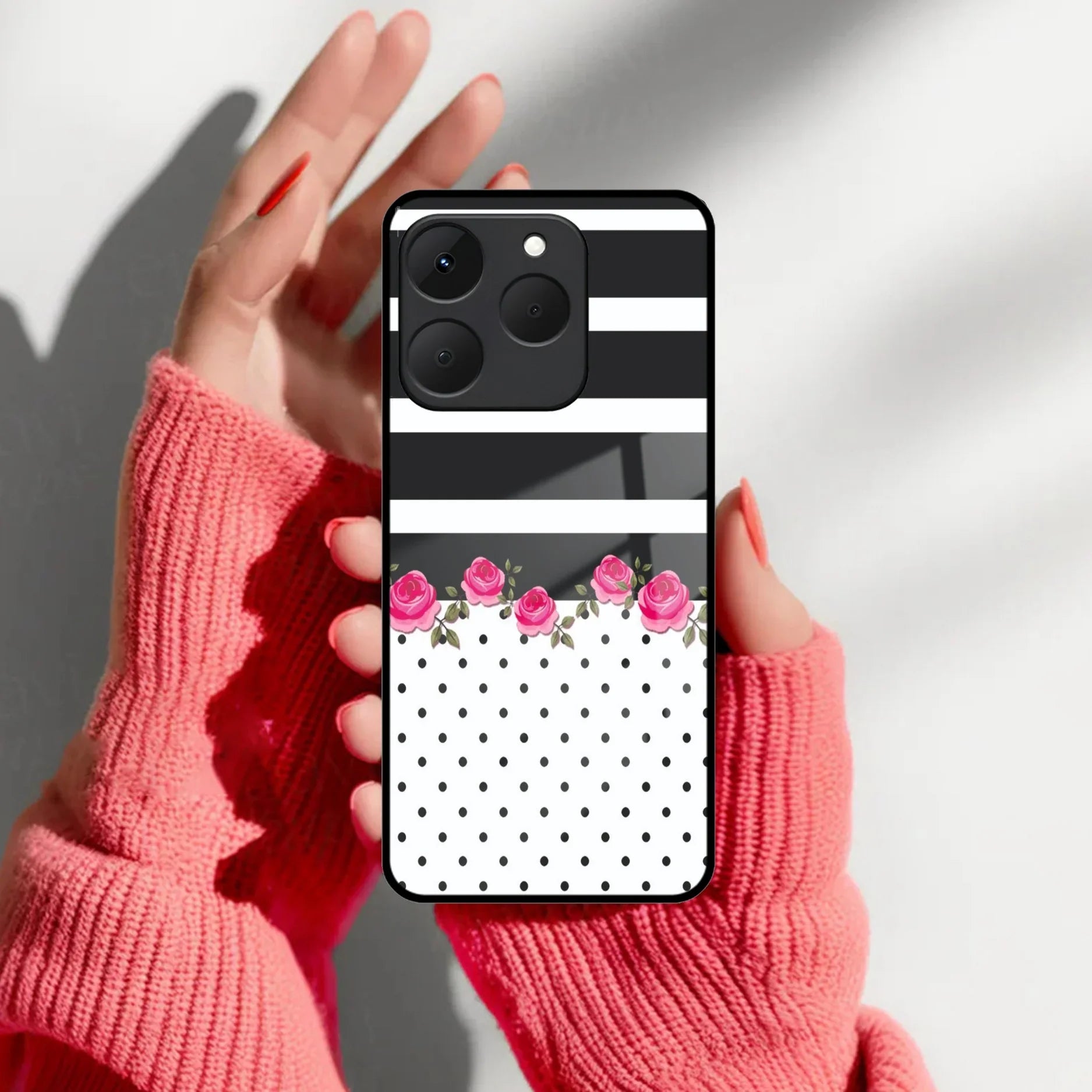 Sweet Harmony Customize Glass Case Cover For Realme/Narzo