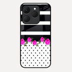 Elegant Rose Parad Glass Case Cover For Realme 15T 5G