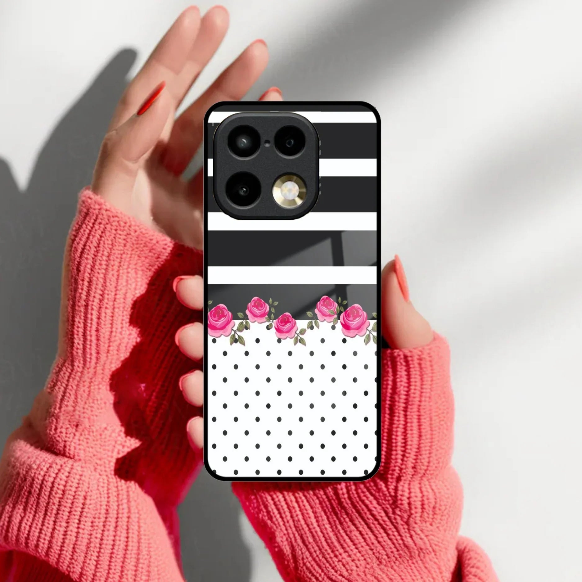 Raindrop Moments Glass Case Cover For Realme/Narzo