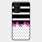Elegant Rose Parad Glass Case Cover For Realme 9 5G