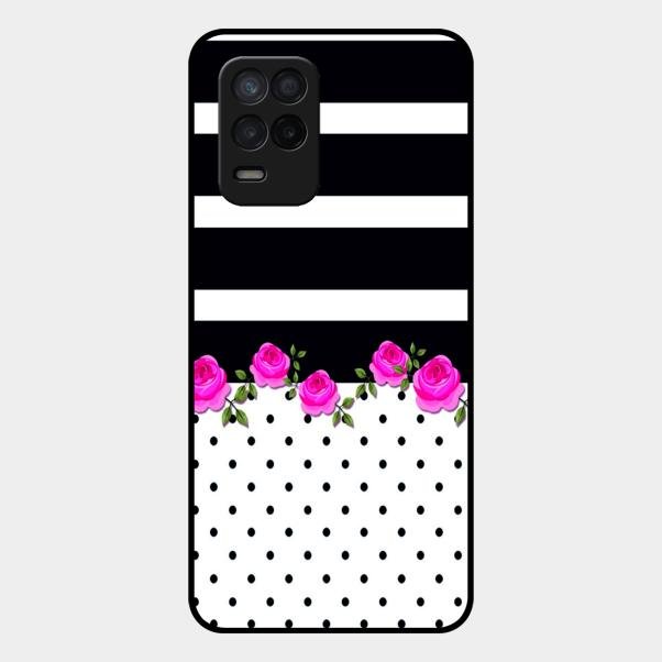 Elegant Rose Parad Glass Case Cover For Realme 9 5G
