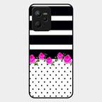 Elegant Rose Parad Glass Case Cover For Realme C35