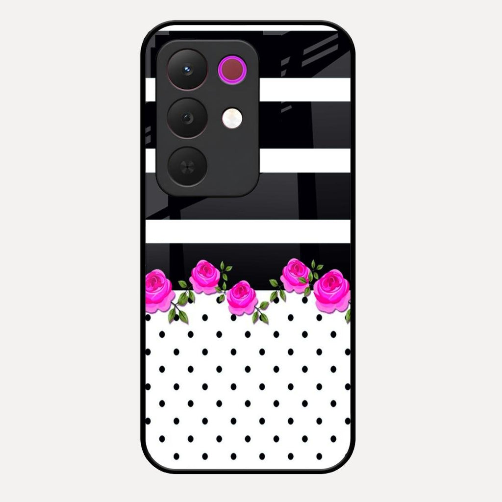 Elegant Rose Parad Glass Case Cover For Realme C85 5G