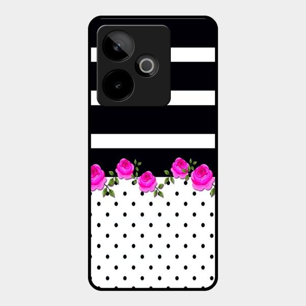 Elegant Rose Parad Glass Case Cover For Realme Gt 7T 5G