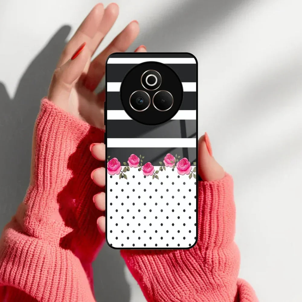Elegant Rose Parad Glass Case Cover For Realme/Narzo - ShopOnCliQ