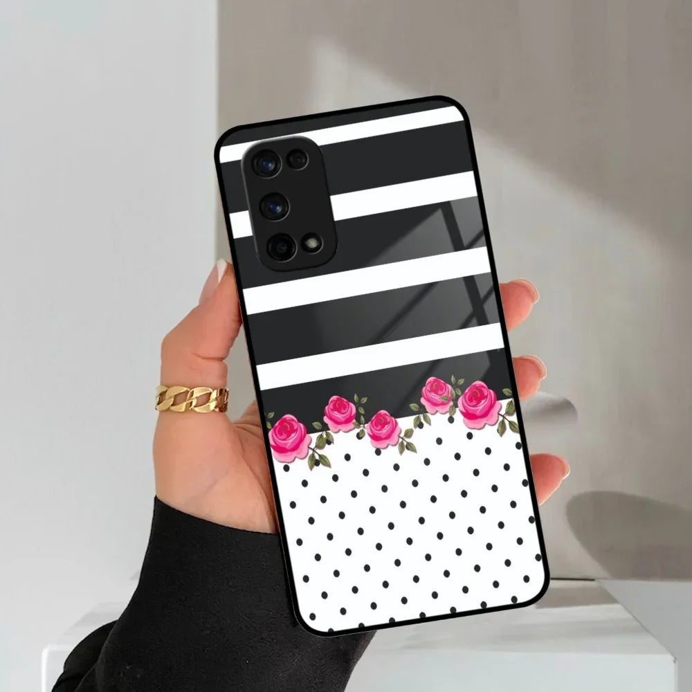 Elegant Rose Parad Glass Case Cover For Realme/Narzo - ShopOnCliQ