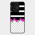 Elegant Rose Parad Glass Case Cover For Redmi 13 5G