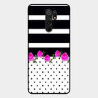 Elegant Rose Parad Glass Case Cover For Redmi 9 Prime