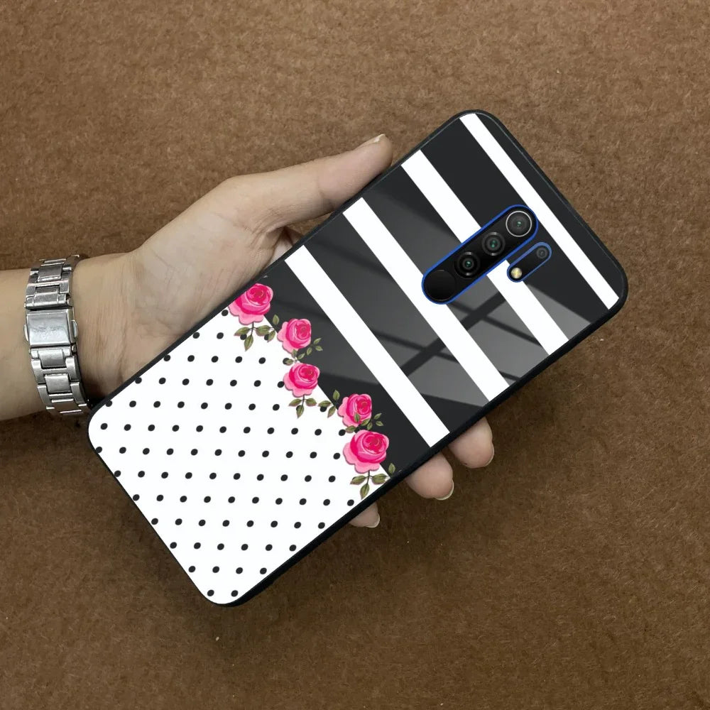 Elegant Rose Parad Glass Case Cover For Poco - ShopOnCliQ