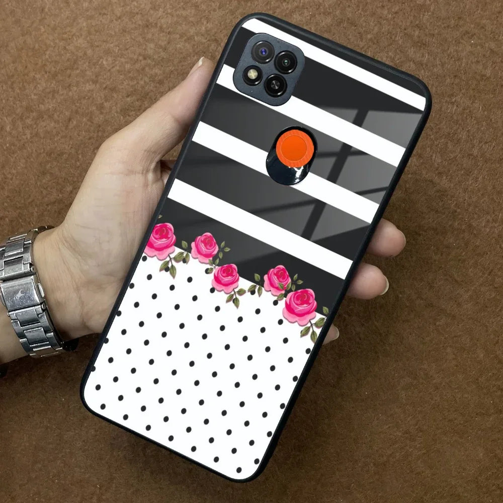 Elegant Rose Parad Glass Case Cover For Poco - ShopOnCliQ