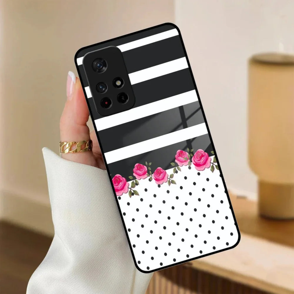 Elegant Rose Parad Glass Case Cover For Poco - ShopOnCliQ