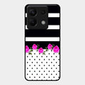 Elegant Rose Parad Glass Case Cover For Redmi Note 13 Pro 5G