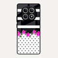 Elegant Rose Parad Glass Case Cover For Redmi Note 15 5G