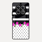 Elegant Rose Parad Glass Case Cover For Redmi Note 15 5G