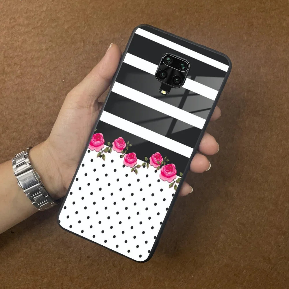 Elegant Rose Parad Glass Case Cover For Poco - ShopOnCliQ