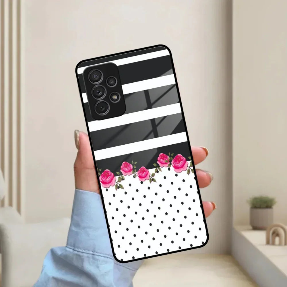 Elegant Rose Parad Glass Case Cover For Samsung - ShopOnCliQ