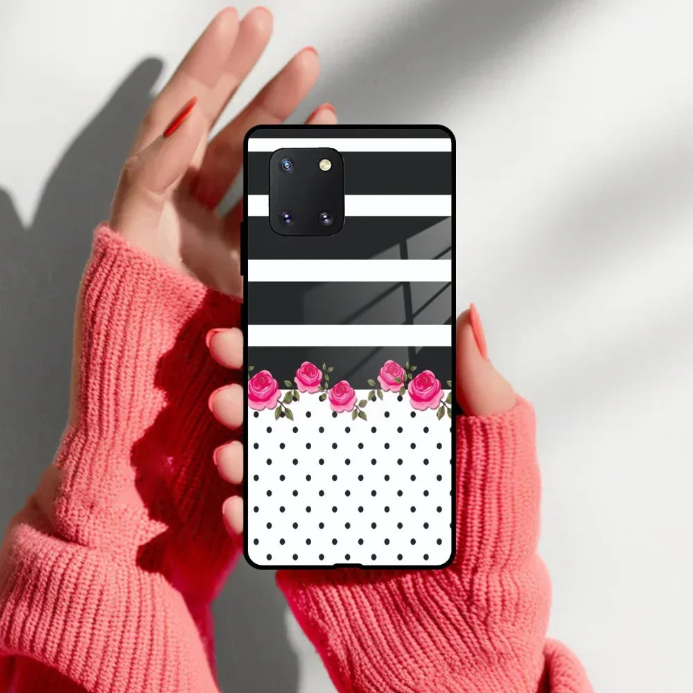 Elegant Rose Parad Glass Case Cover For Samsung - ShopOnCliQ