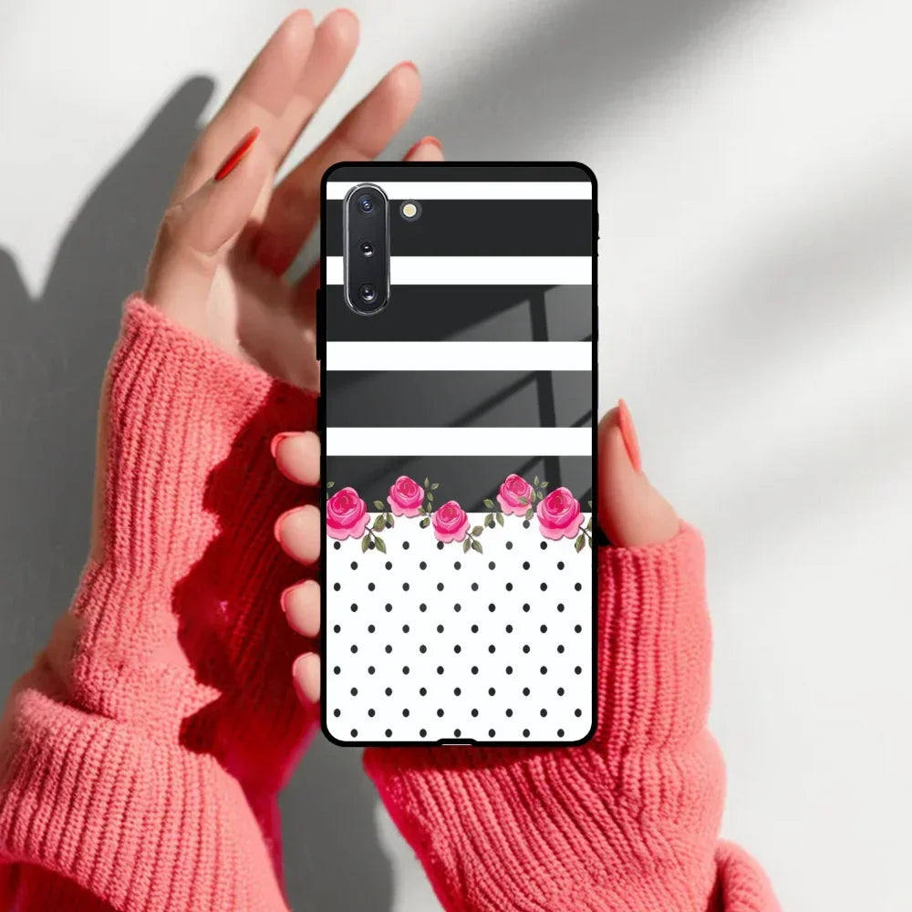 Elegant Rose Parad Glass Case Cover For Samsung - ShopOnCliQ