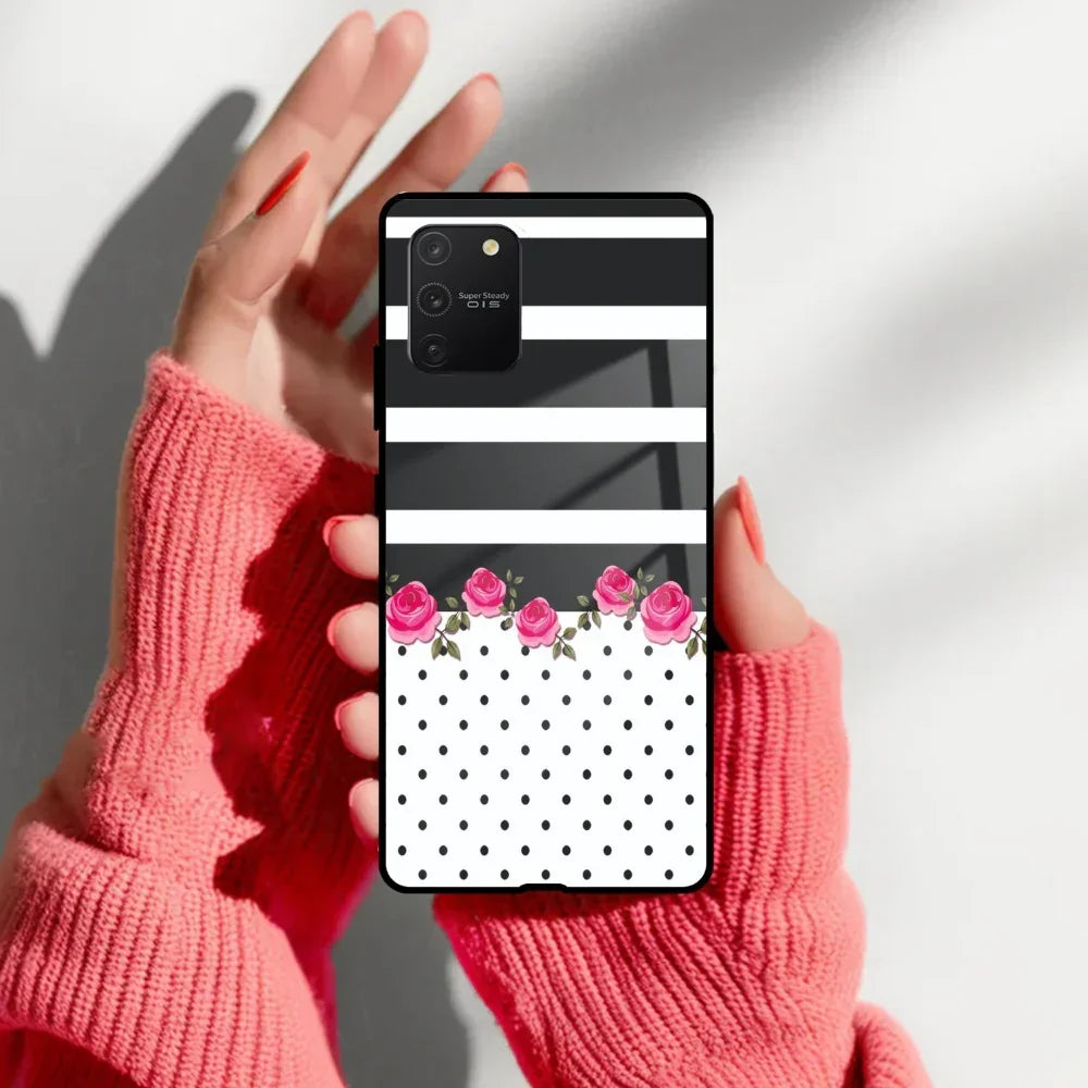 Elegant Rose Parad Glass Case Cover For Samsung - ShopOnCliQ