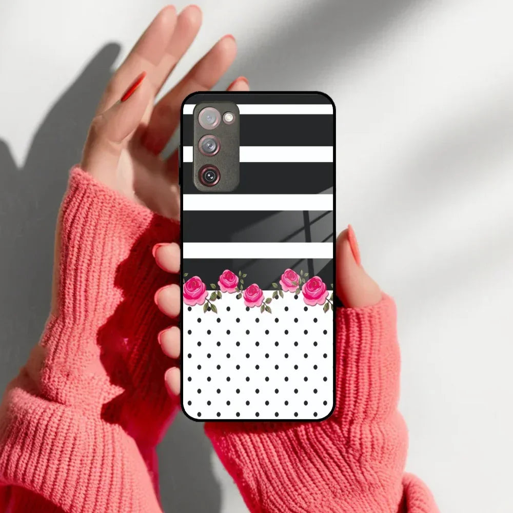 Elegant Rose Parad Glass Case Cover For Samsung - ShopOnCliQ