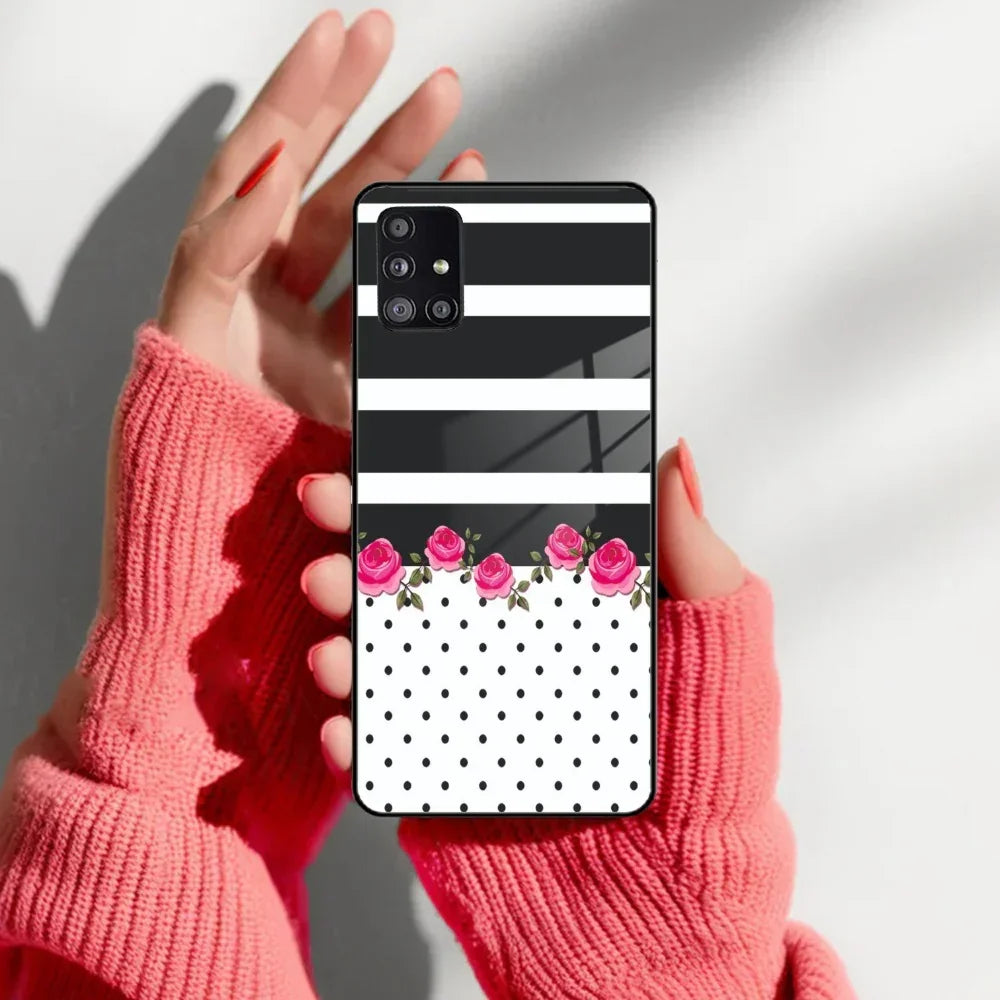 Elegant Rose Parad Glass Case Cover For Samsung - ShopOnCliQ