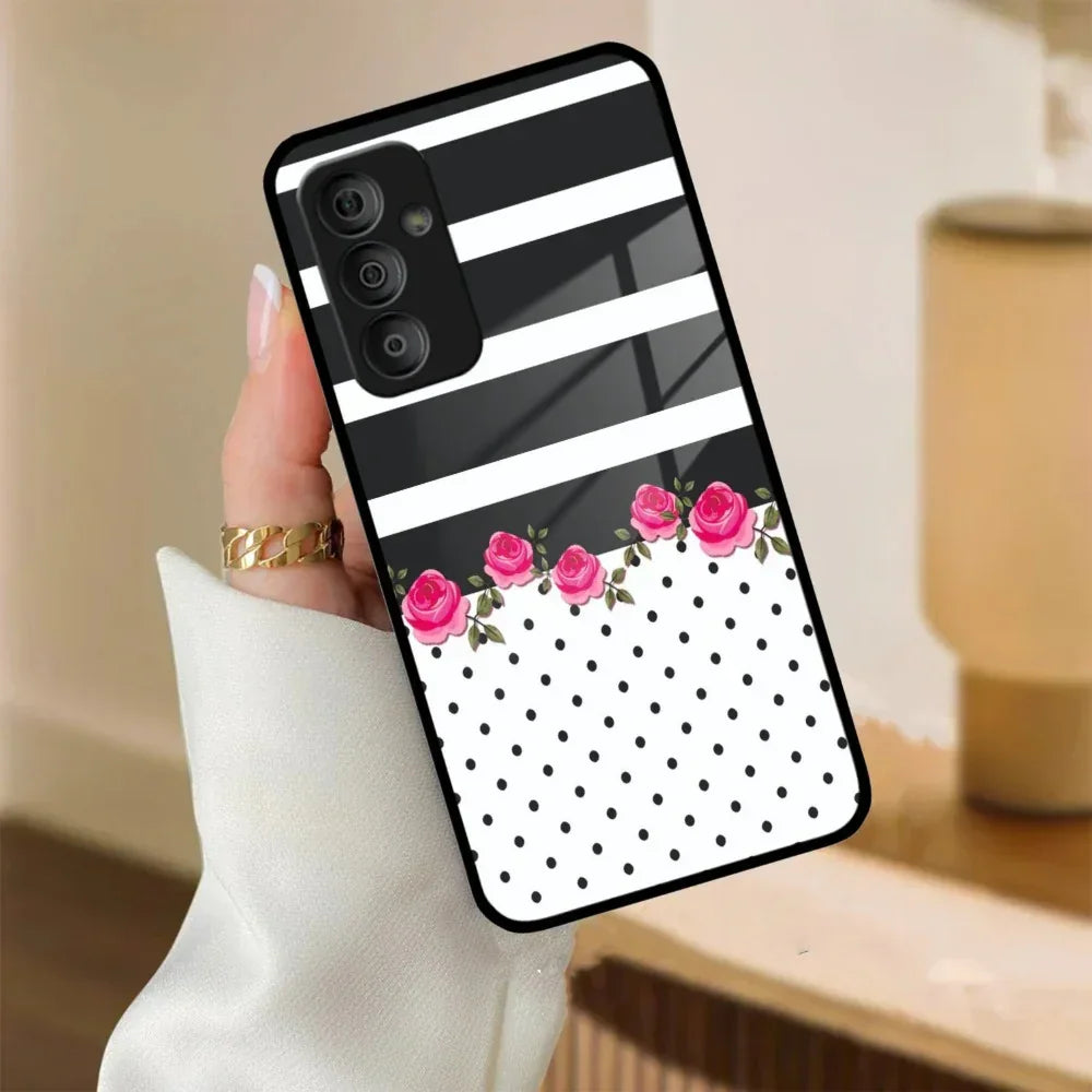 Elegant Rose Parad Glass Case Cover For Samsung - ShopOnCliQ